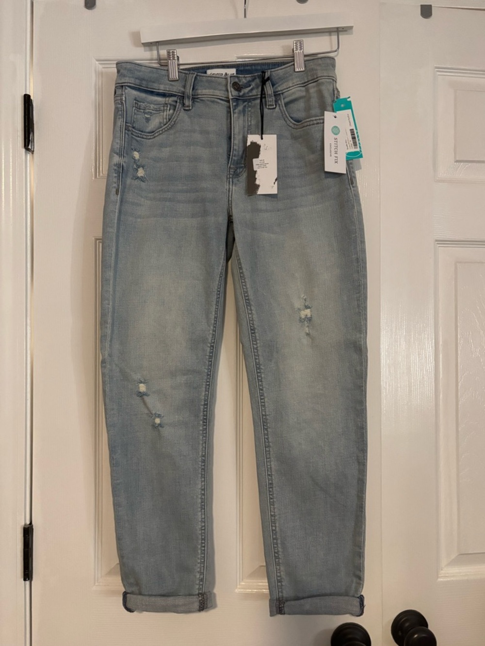 Studio Blue- Casey midrise cropped relaxed jeans